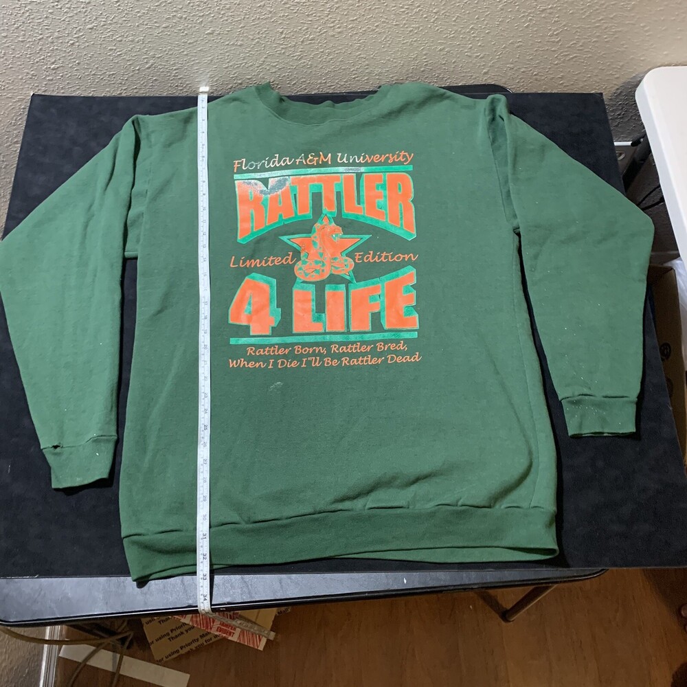 FAMU Rattlers Sweatshirt Vintage HBCU Florida A&M University Tally Sweater 1980s